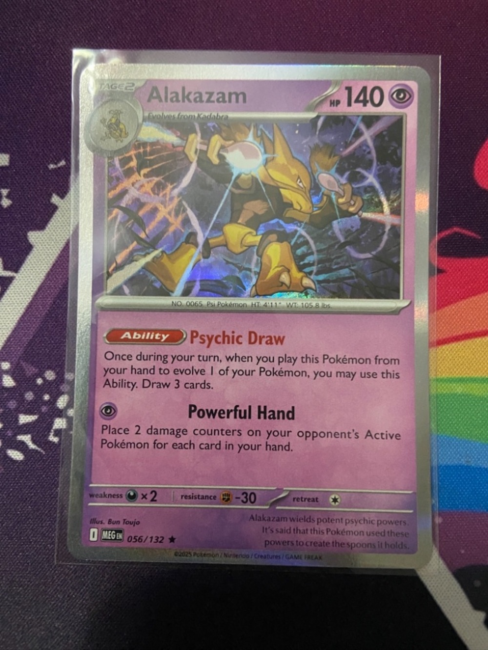 Alakazam (056/132)Holo Mega Evolution